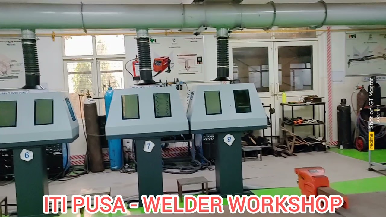 welder workshop in ITI PUSA ,DELHI