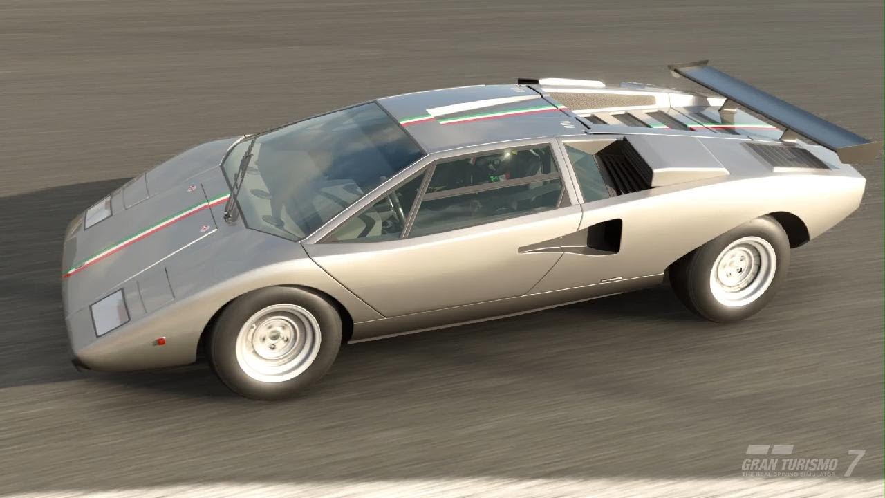 Gran Turismo 7 play Koneko. Lamborghini Countach LP400 '74  (602HP)  L406-Countach