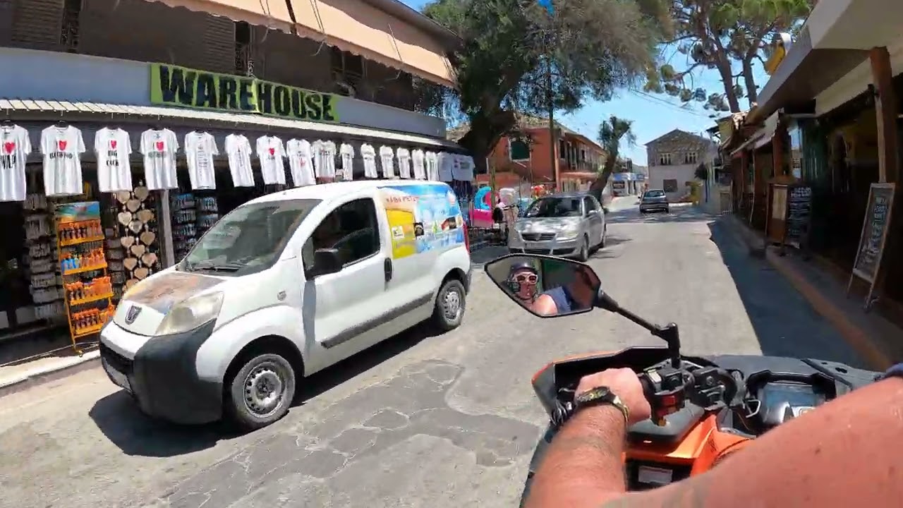 Exploring the southern side of Corfu on a Quad bike