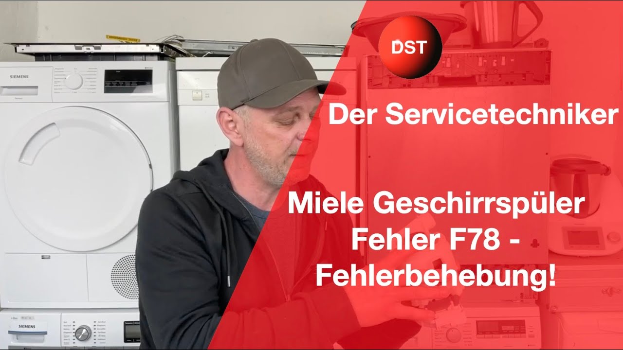 Miele Geschirrsp&uuml;ler Fehler F78 -  Fehlerbehebung!