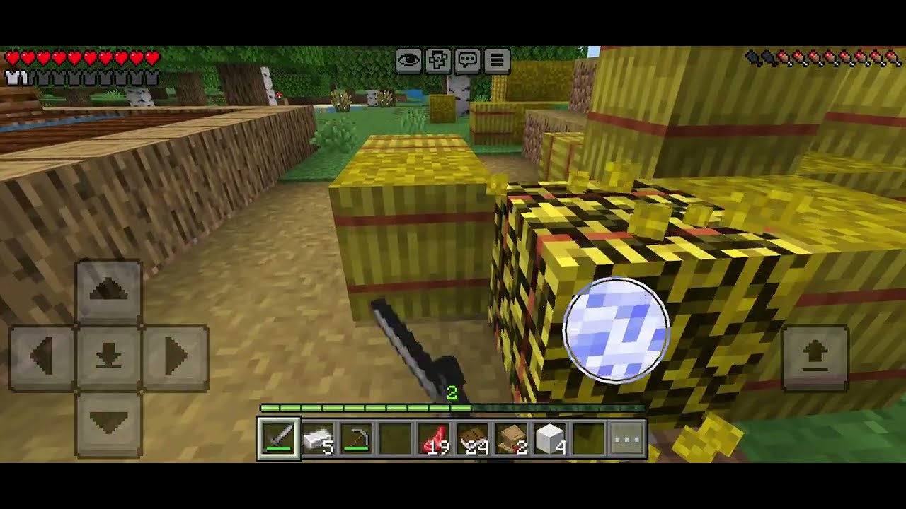 Minecraft köy yağmaladım #oyunumadokunma 