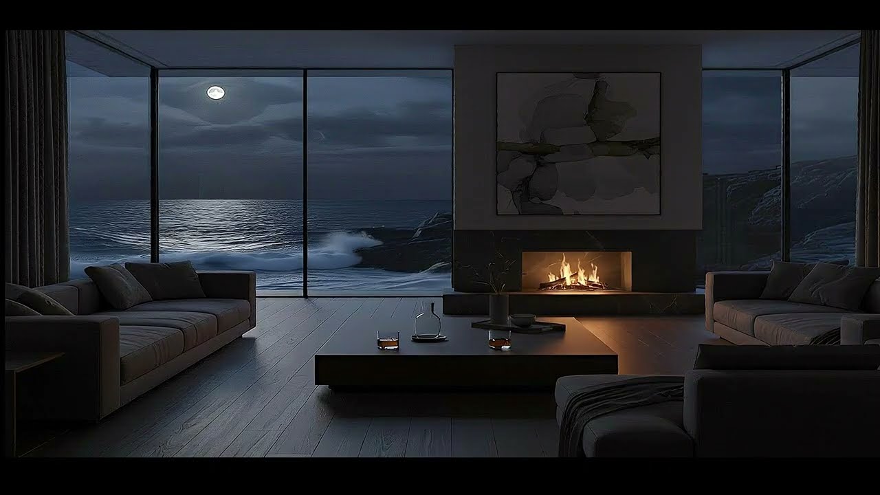 Cliff House Dark Chill - Waves and Chill Beats  - Deep Focus Work and Study