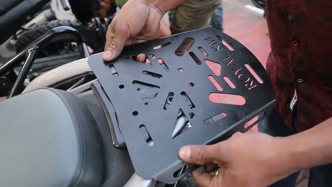 Universal Bike  Luggage Rack/Carrier,Top Box Base Plate #heroxpulse200bs6#bike#