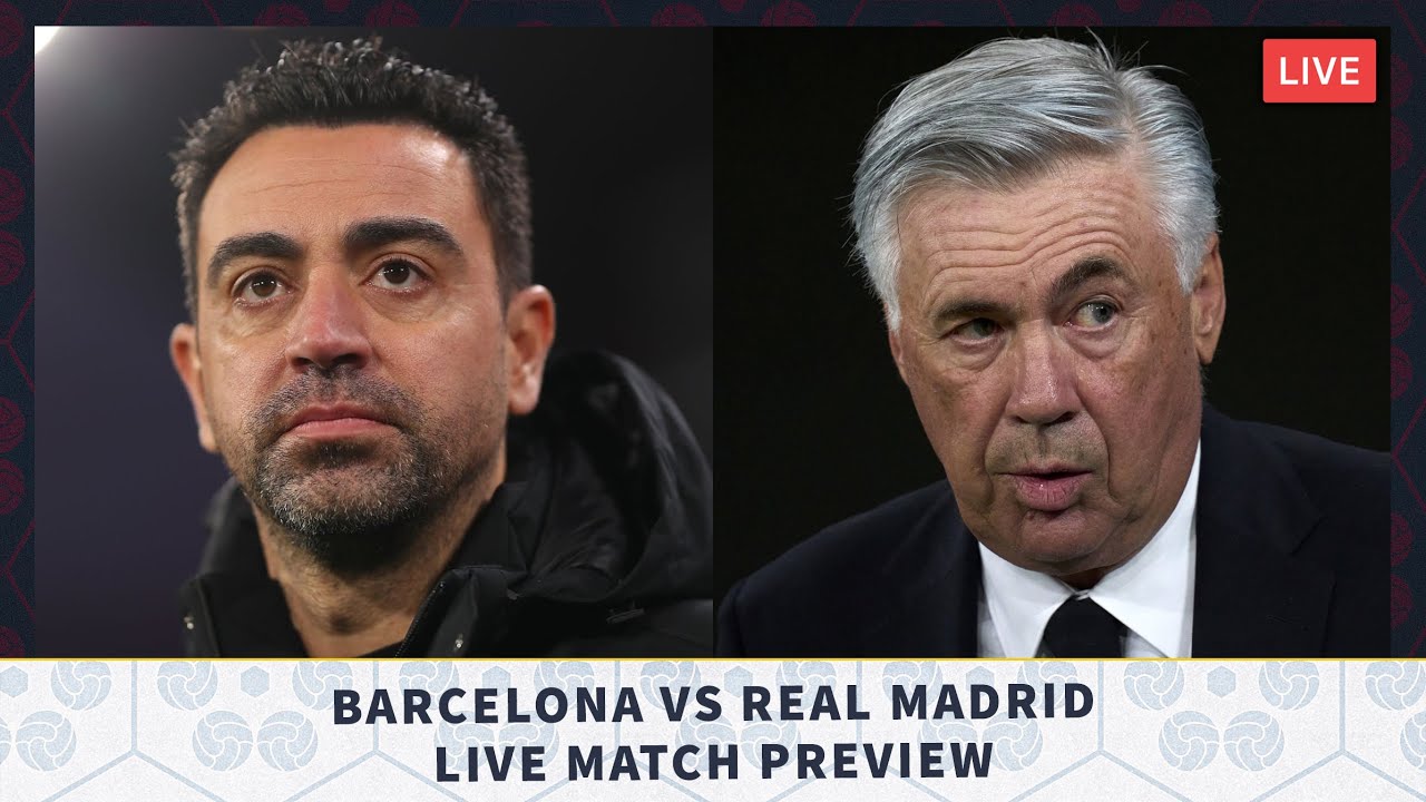 BARCELONA VS REAL MADRID, SPANISH SUPERCOPA - LIVE CLÁSICO PREVIEW FT @TheUndefeatedMoustacheJohn