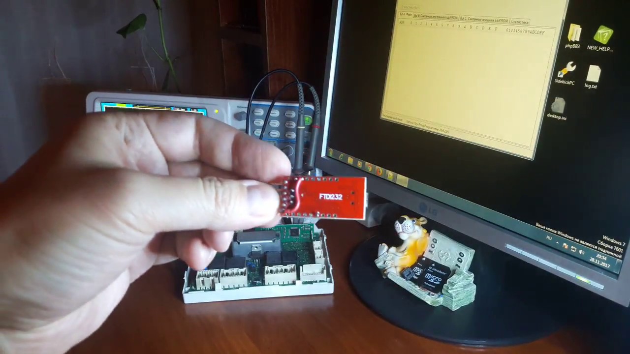 Read arcadia PCB using Sky Prog & FT232 device