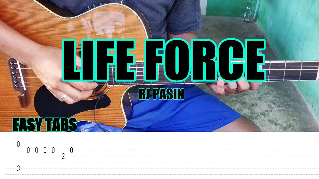 RJ Pasin - Life Force - Fingerstyle Guitar (Tabs)