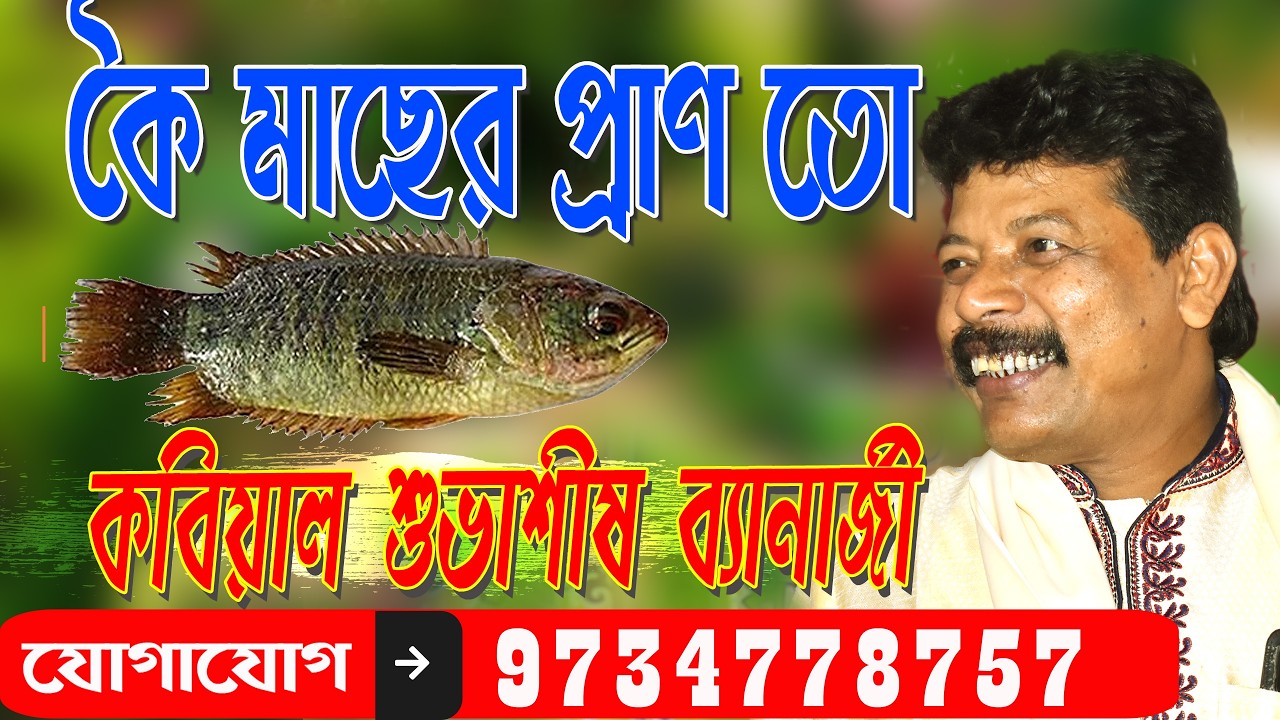 কৈ মাছের প্রাণ তো // শুভাশীষ ব্যানার্জী কবিগান // subhashis banerjee kobi gaan//Sabar Priya Kobi Gan