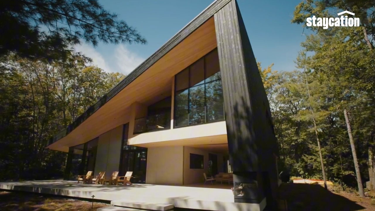 Inside The Most Stunning Modern Cottage in Muskoka | Bumblebee Point | Staycation