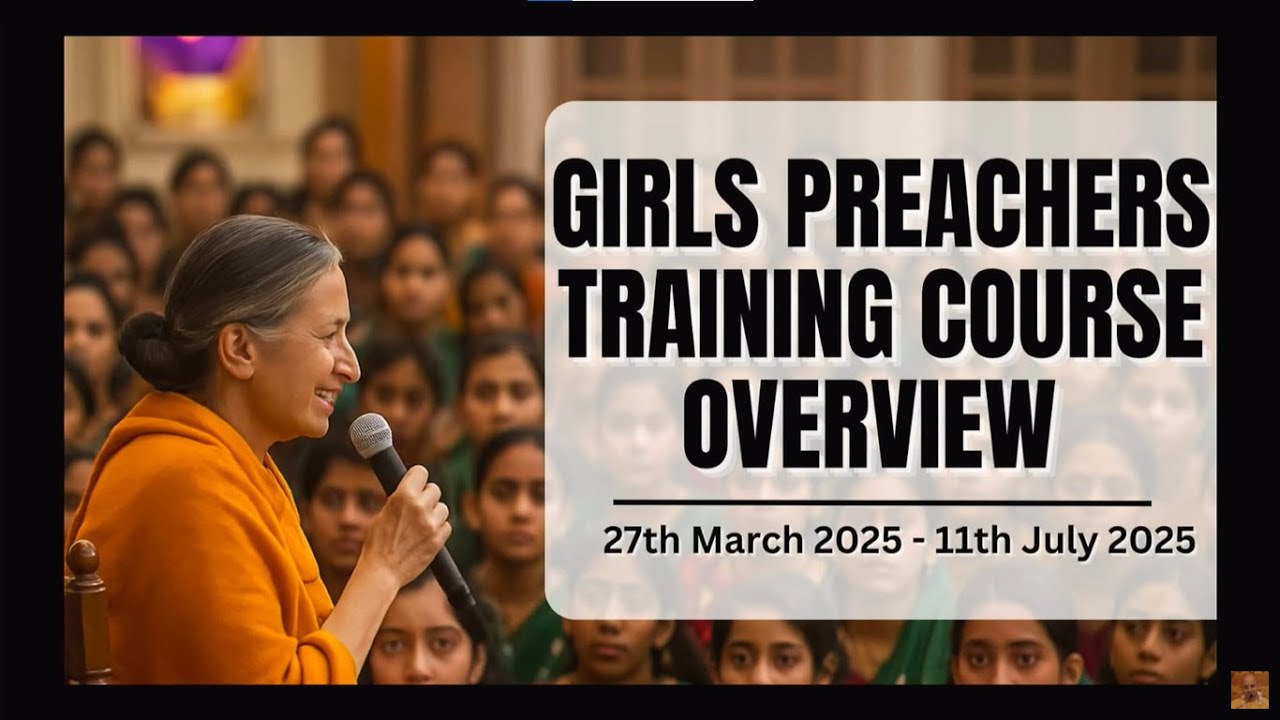 Girls Preachers Training course 2025 | ISKCON NVCC