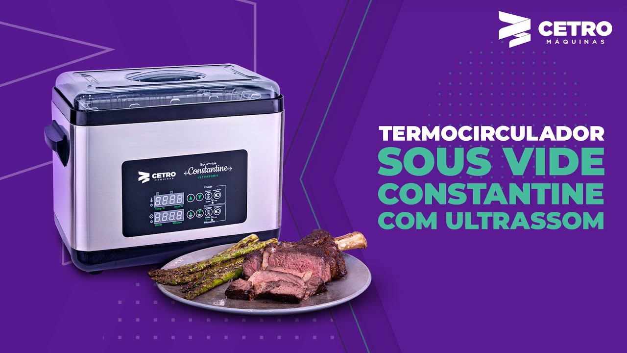 Termocirculador Sous Vide Constantine com Ultrassom