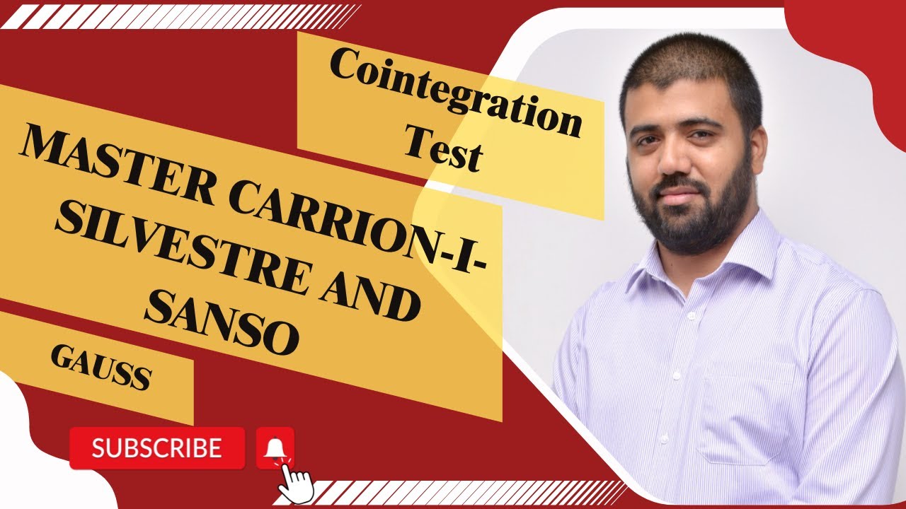 Cointegration test: Master Carrion-i-Silvestre and Sanso with 2 breaks in GAUSS