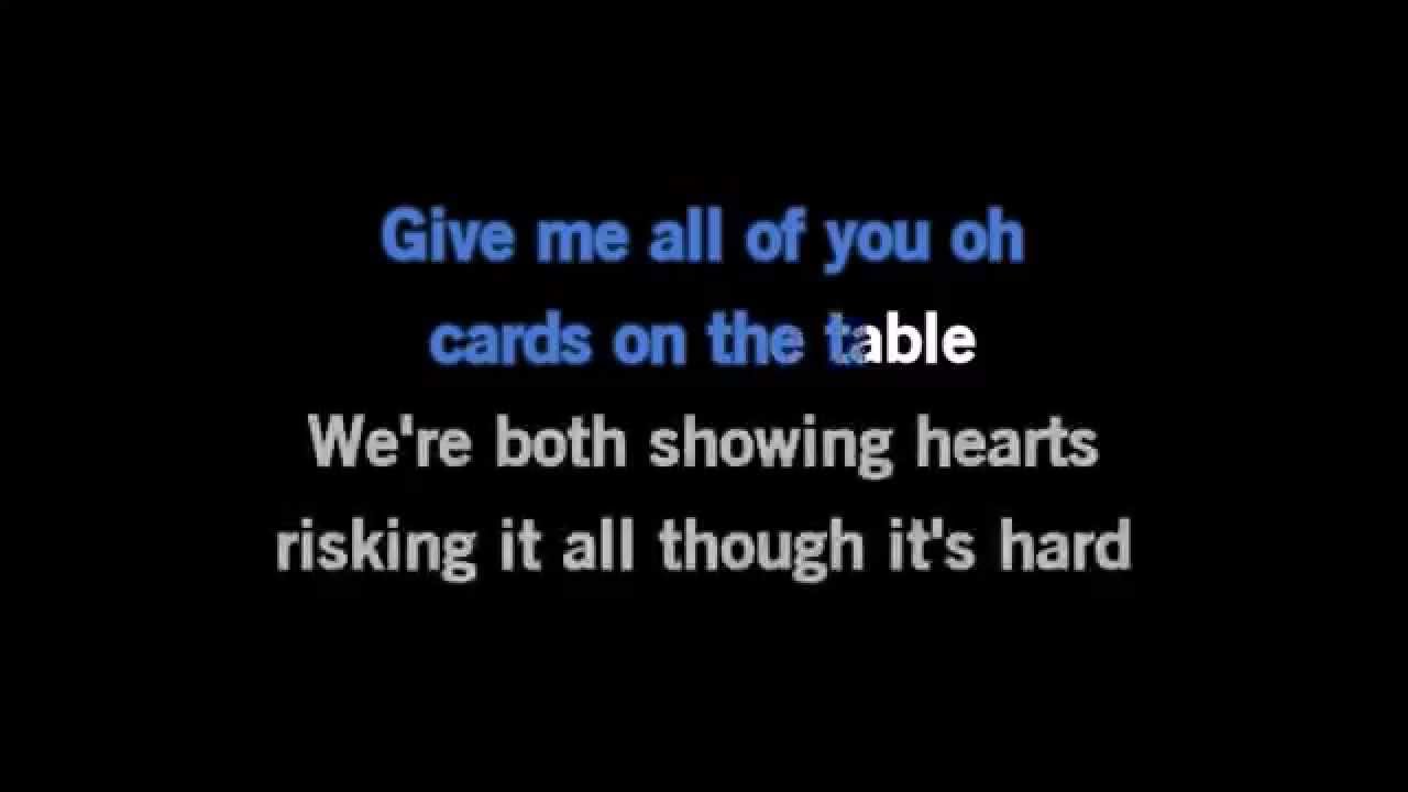 John Legend-All Of Me Karaoke (No BGV)