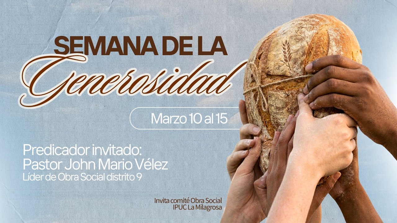 Semana  De La Generosidad  14 - 03-  2026