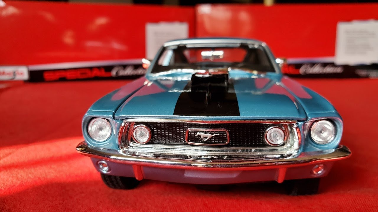 1:18 Maisto's 1968 Ford Mustang GT Fastback 428 Cobra Jet Review