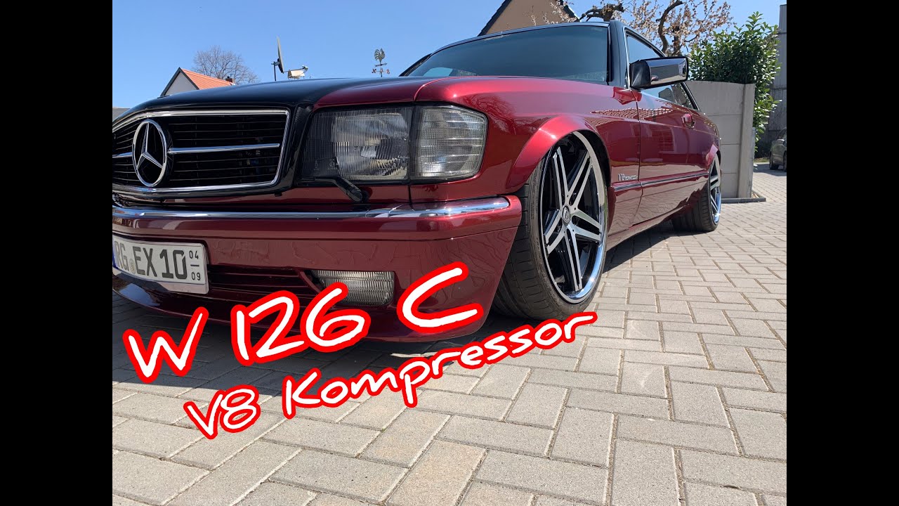 V8 Kompressor Umbau Mercedes W126 C 560SEC Tuning Car