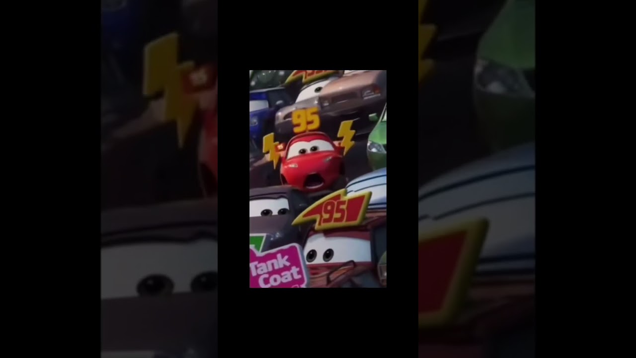 Lightning McQueen&rsquo;s biggest fan meme crop #Cars #Viral #Shorts
