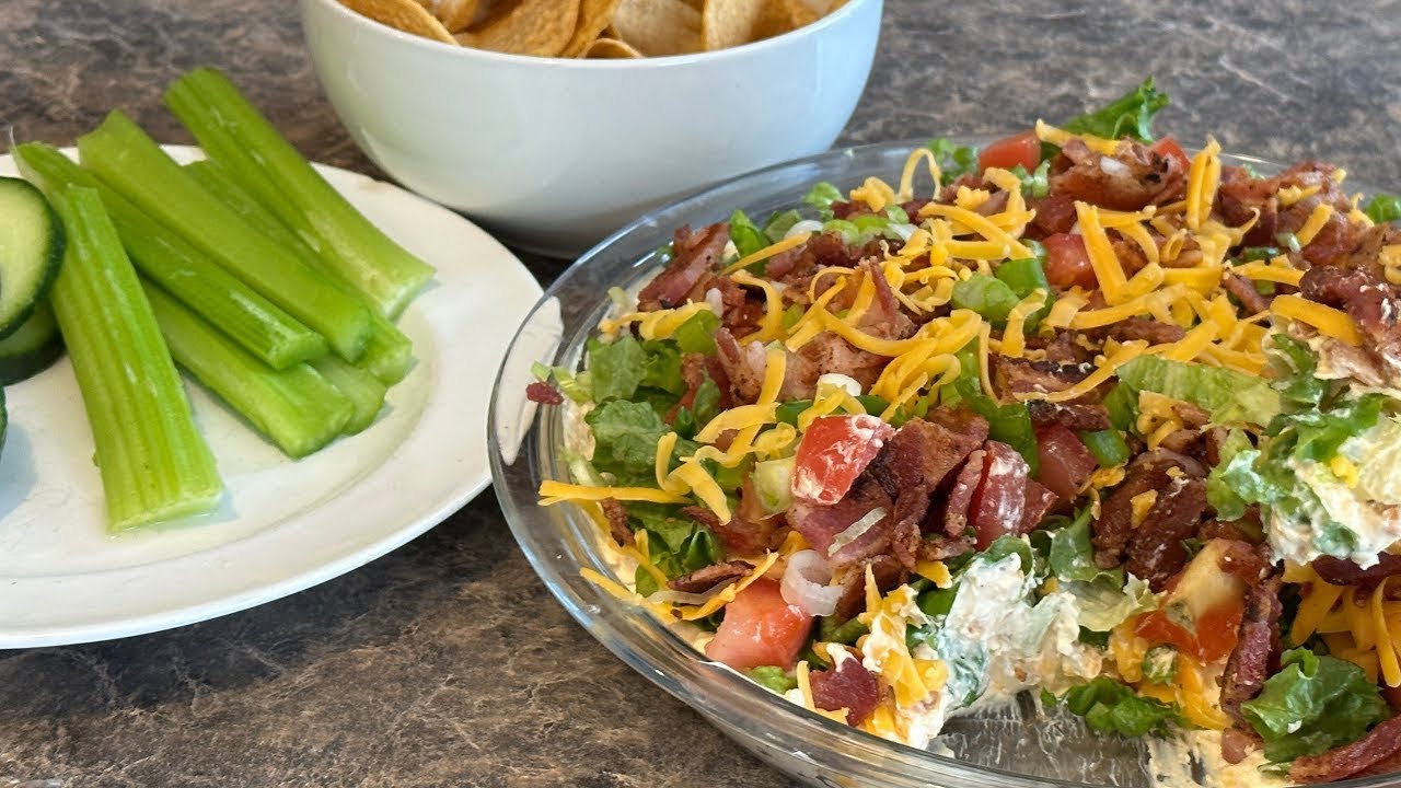 Low-Carb BLT Dip Recipe: Creamy, Cheesy, and Packed with Bacon Flavor
