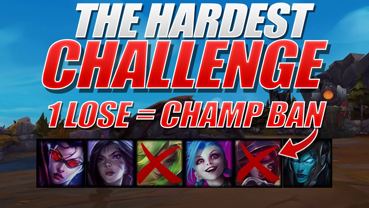 I Did THE HARDEST League of Legends CHALLENGE!