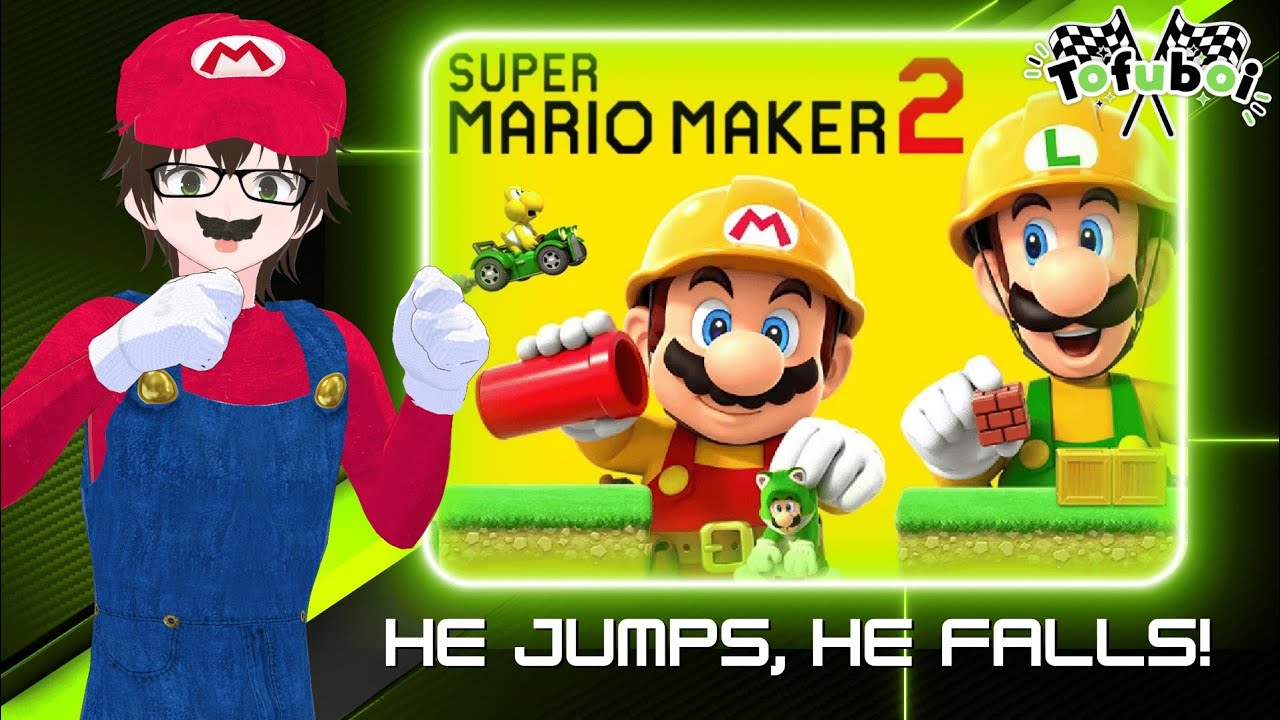 He Jumps, He Falls! | Super Mario Maker 2
