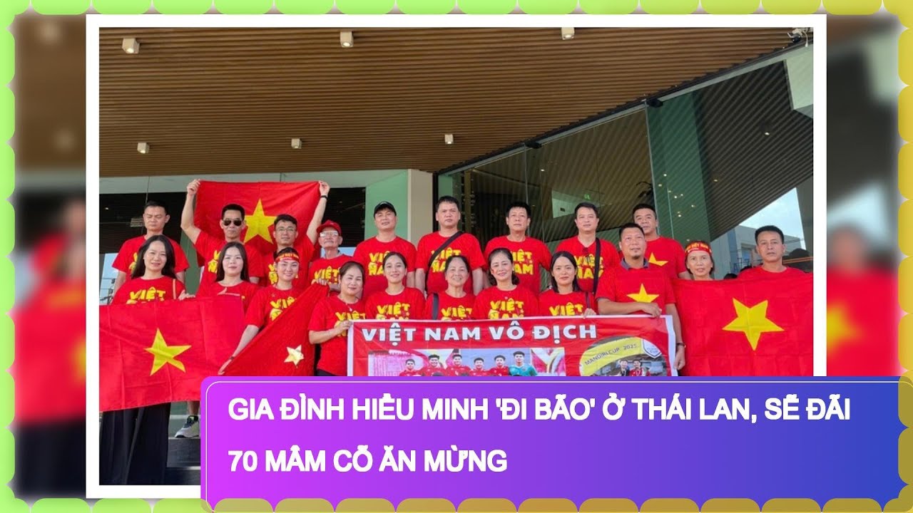 Gia đình Hiểu Minh 'đi bão' ở Thái Lan, sẽ đãi 70 mâm cỗ ăn mừng
