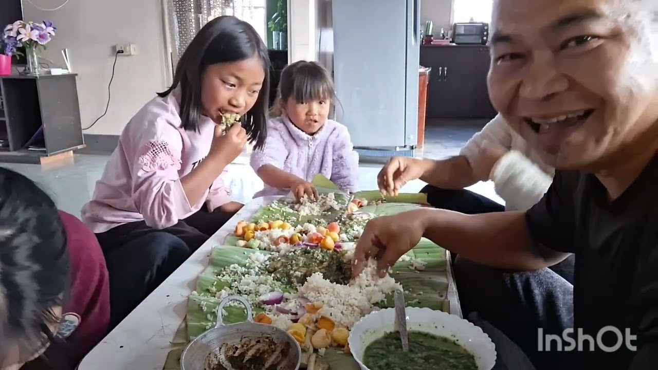 Vohkeng shijou changaal maepoh family muhbang😂😂😂