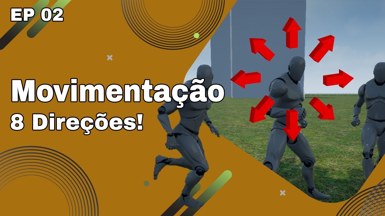 Unreal Engine Tutorial: Criando Movimentação em 8 Direções para Seu Jogo!