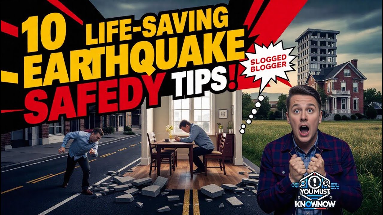 10 Life-Saving Earthquake Safety Tips You MUST Know! 🌎🚨
