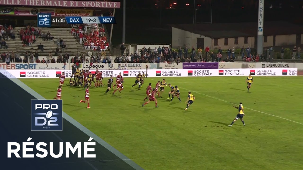 PRO D2 - Résumé Dax-Nevers: 24-11 - J6 - Saison 2017/2018