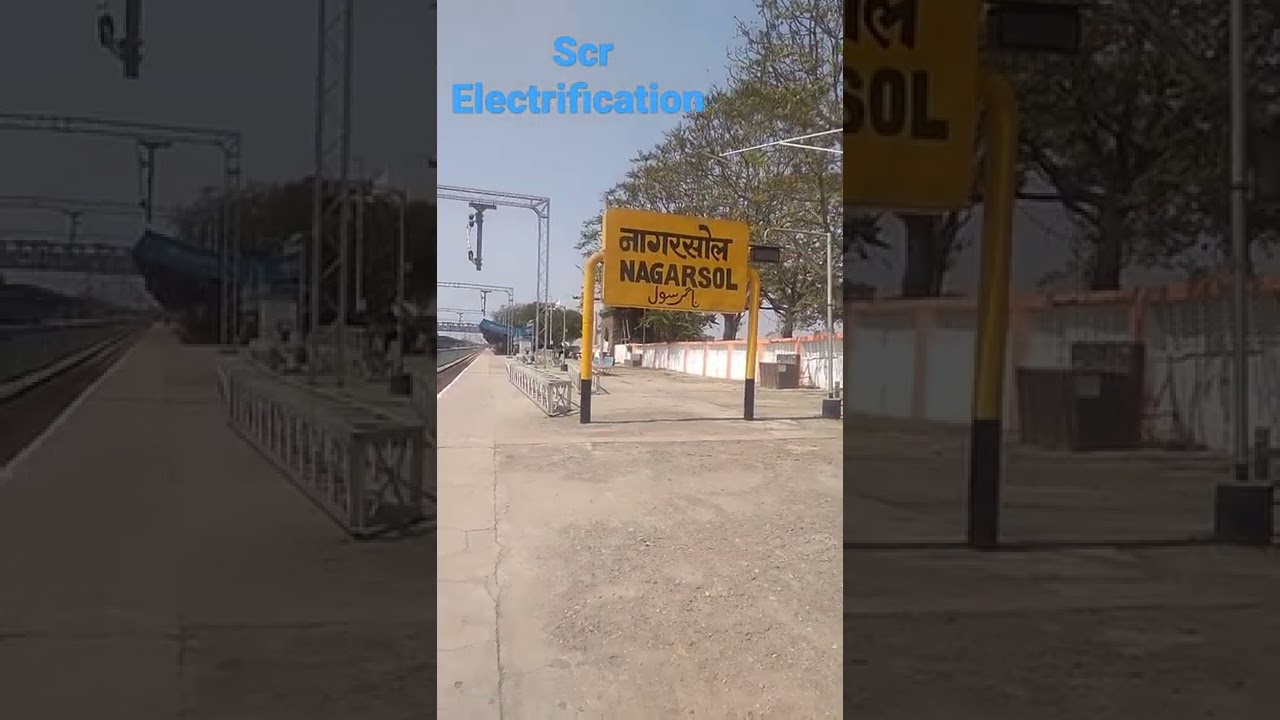 #Scr Electrification..#Manmad..#electrificationupdate ..Indian railways..#Ir #electrified#scr