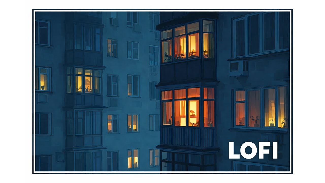 Lofi chill | Lofi jazz | Lofi Room | Guitar Lofi | Lofi Music | Study music | Lights Behind Curtains