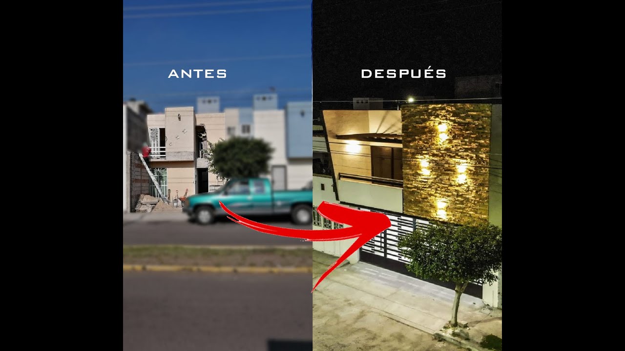 REMODELACION Y AMPLIACIÓN casa de INFONAVIT a casa MODERNA // CAMBIO IMPRESIONANTE.