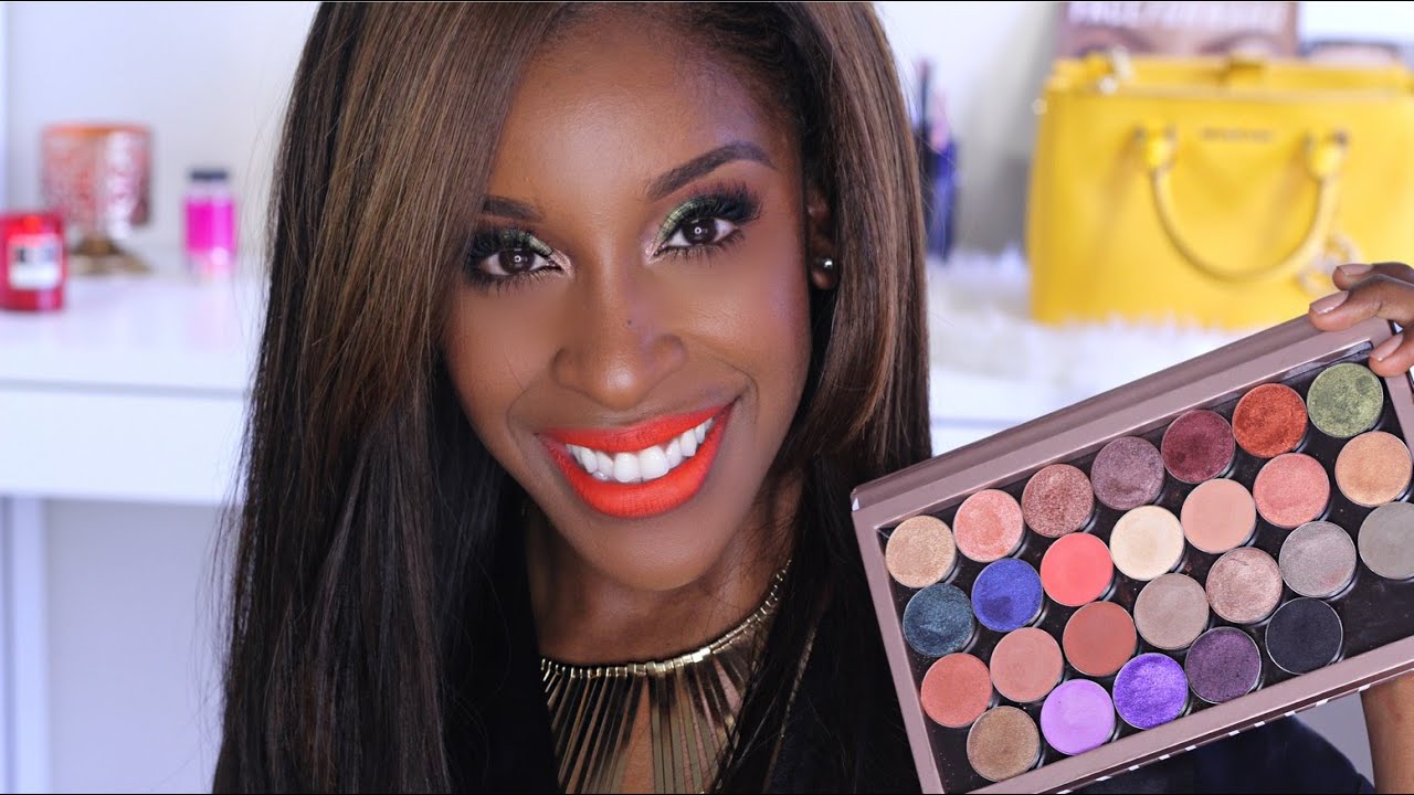 Makeupgeek HAUL + Swatches. FOILED Shadows | Jackie Aina