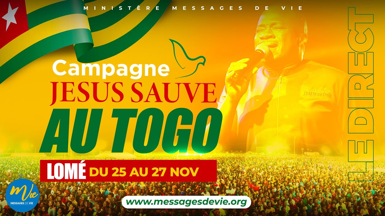 CROISADE DE LOMÉ | JOUR 2 - 26/11/2022 | CAMPAGNE JÉSUS SAUVE TOGO