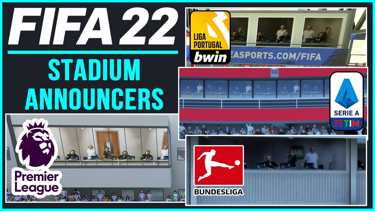 FIFA 22 | ALL 10 STADIUM ANNOUNCERS ft. NEW & MORE