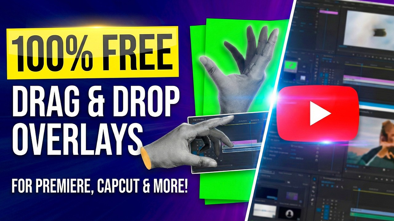 FREE Hand Animation #overlays for Editing #greenscreen #videoediting #contentcreator #freepack