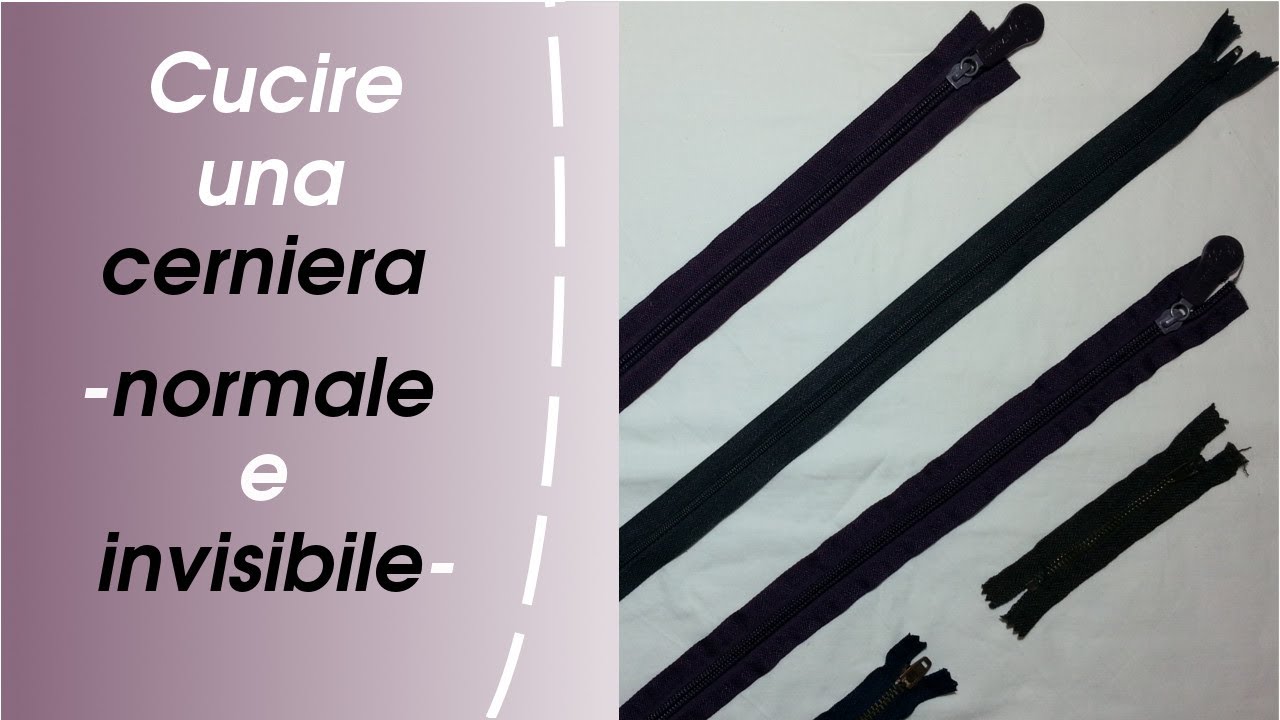Come Cucire Una Ceniera -Normale E Invisibile-