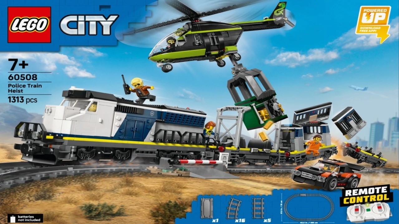LEGO Instructions - City - 60508 - Police Train Heist - Police (All Books)