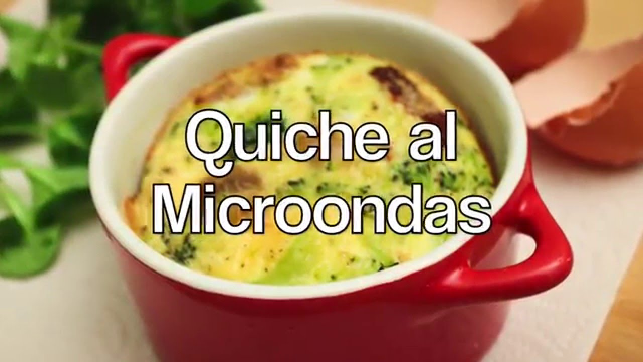 Como hacer Quiche en el Microondas