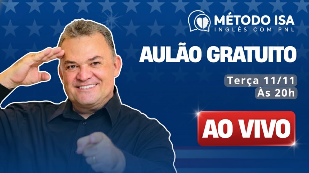 INGLÊS com PNL - AULÃO GRATUITO BLACK VITALÍCIA - Método ISA