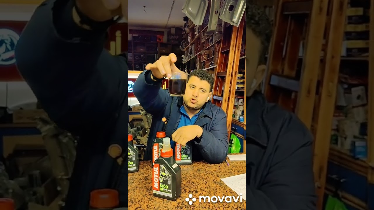 اشهر  زيت موتوسيكلات صينى وايطالى موتل 5100 لزوجة 10/40 الفرنساوى @ابوعلىبتاعالزيت