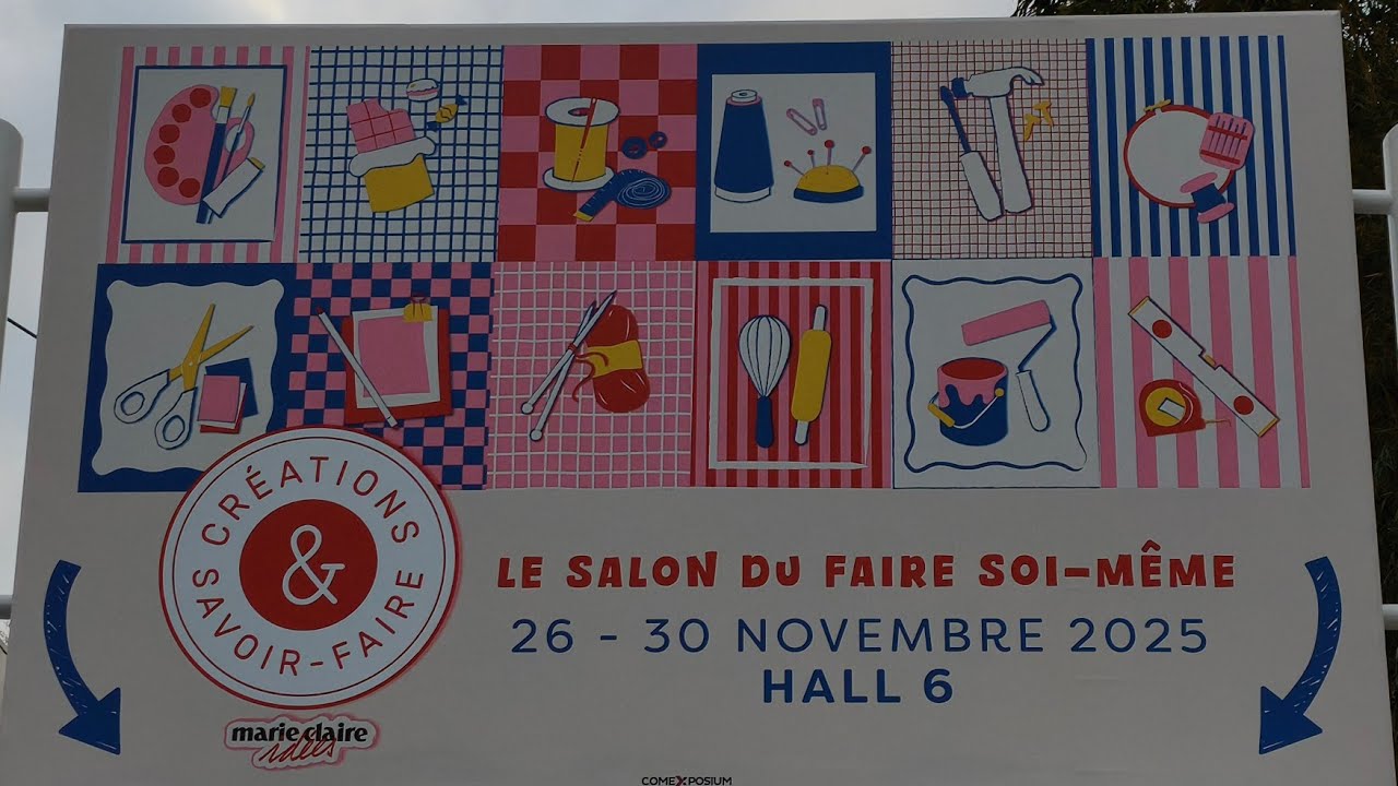 Premier jour au salon créations et savoir faire de paris ❤️❤️❤️