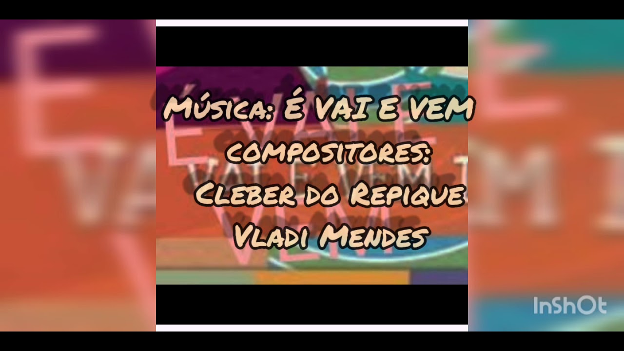 m&uacute;sica autoral 🎶 : &Eacute; VAI E VEM #pagode #samba #compositor