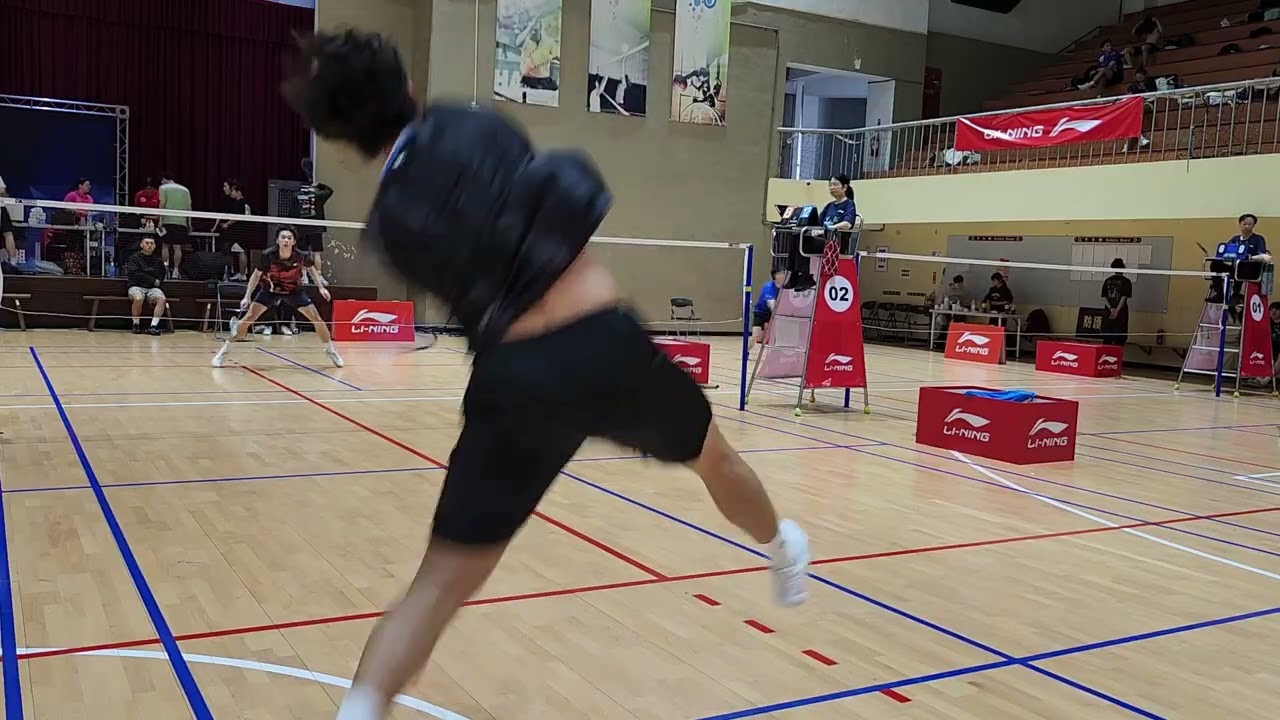 2026李寧中國醫大盃 公開男單16強 彰化體大 易重德 vs 芳菲斯美學 杜勁霆