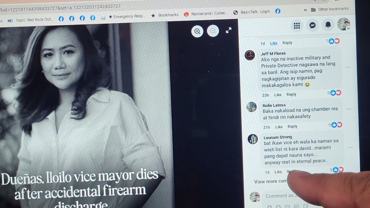 NANINIWALA BA KAYO NA NAKALABIT NI VICE MAYOR SARILI NYANG BARIL