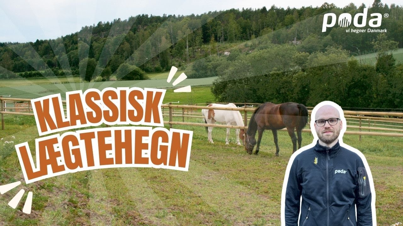 Klassisk lægtehegn til heste | Poda Hegn