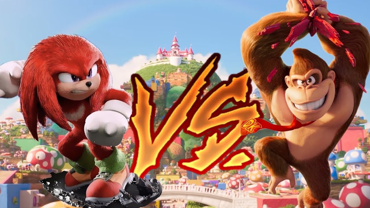 Knuckles vs Donkey Kong (THE BATTLE PART 1 SEASON 1)