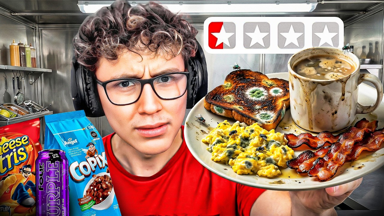 PROBÉ COMBINACIONES ASQUEROSAS para DESAYUNAR 🍴