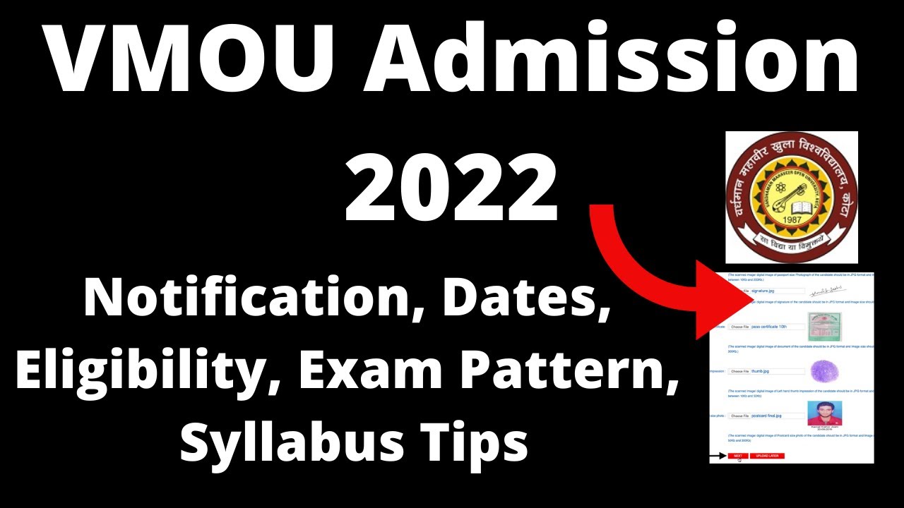 VMOU Admission 2022 : Application Form ,Exam Pattern, Eligibility, Exam  Syllabus,Preparation Tips