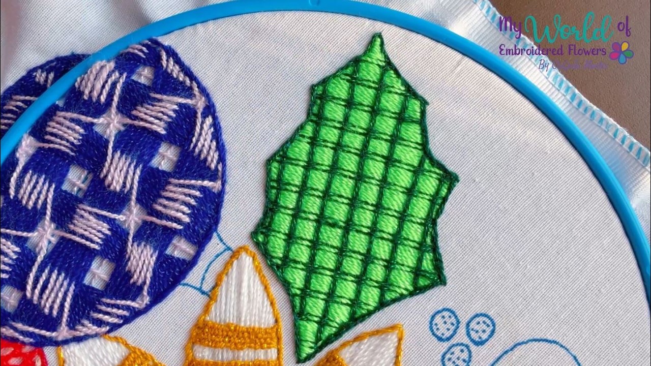 Bordado Hoja 45 #bordado #embroidery #tutorial