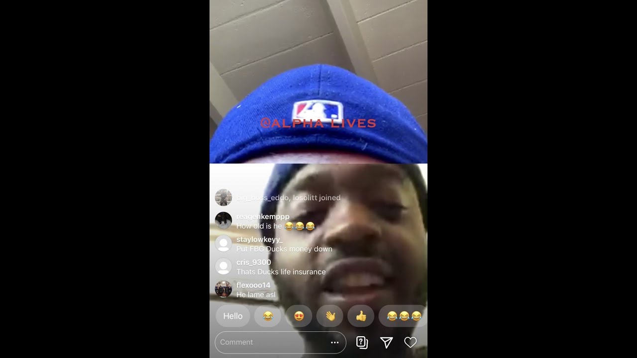 Oblock Woney diss Fbg Duck + Fbg Meezle join live😂👿